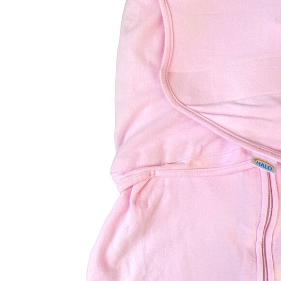 Newborn Baby Girl 0-3 Months Lot of 3 HALO Sleep Sack Blanket Bodysuit Hoodie - Picture 4 of 6